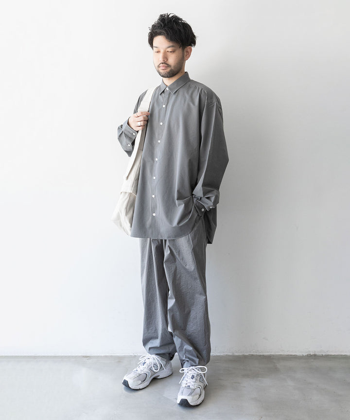 【KANEMASA PHIL.】カネマサのROYAL OX DRESS JERSEY SHIRT - GRAY 公式通販session福岡セレクトショップ