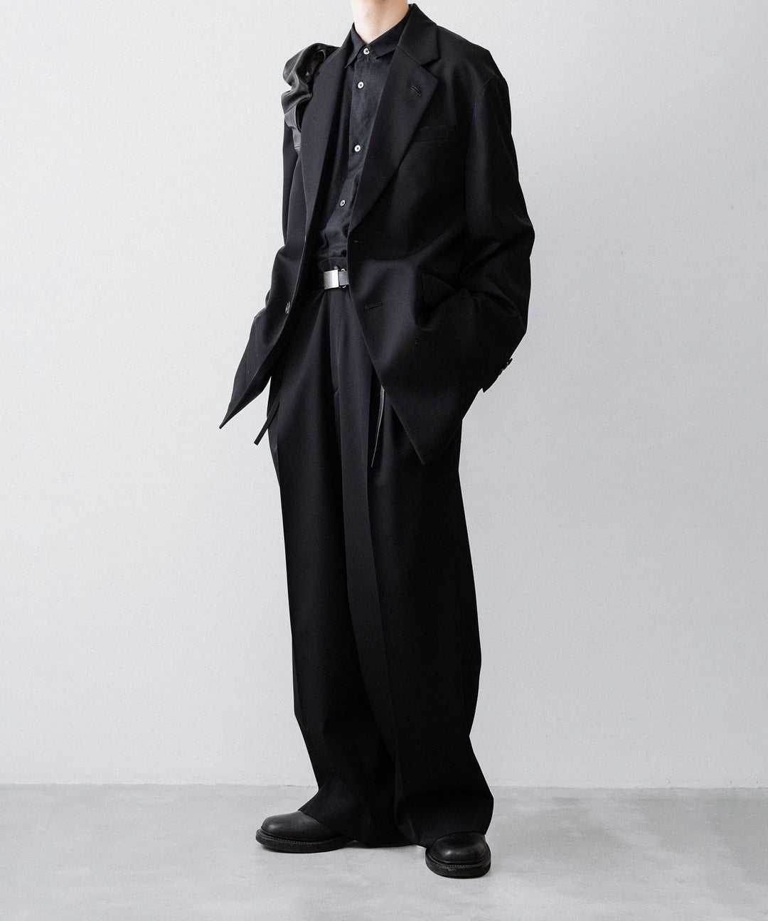 ssstein(シュタイン)のOVERSIZED SINGLE BREASTED LONG JACKET - BLACKの公式通販サイトsession福岡セレクトショップ