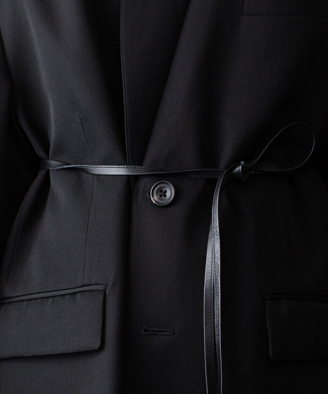 ssstein(シュタイン)のOVERSIZED SINGLE BREASTED LONG JACKET - BLACKの公式通販サイトsession福岡セレクトショップ