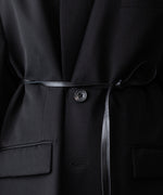 画像をギャラリービューアに読み込む, ssstein(シュタイン)のOVERSIZED SINGLE BREASTED LONG JACKET - BLACKの公式通販サイトsession福岡セレクトショップ
