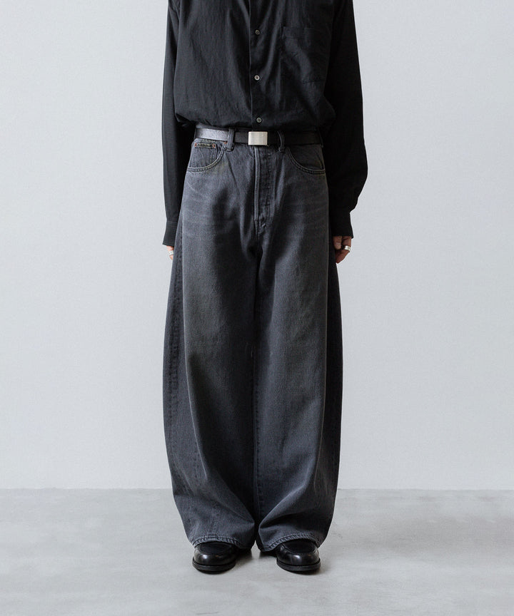 ssstein(シュタイン)のDEFORMATION WIDE DENIM JEANS - GREYの公式通販サイトsession福岡セレクトショップ