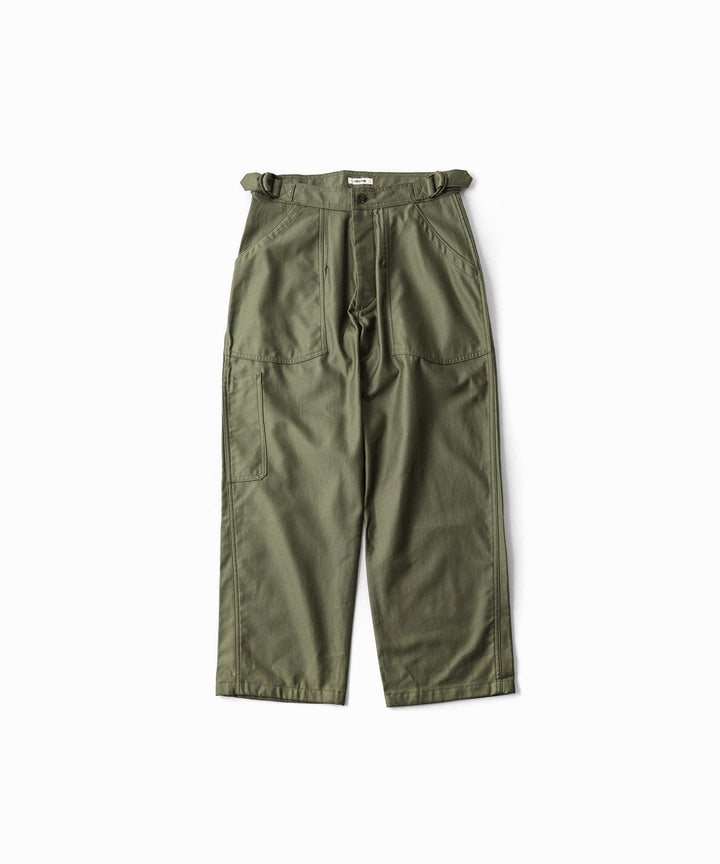 INTÉRIM インテリムGIZA BACK SATIN FRENCH AIR FORCE MECHANIC PANTSのOLIVE 公式通販サイトsession福岡セレクトショップ