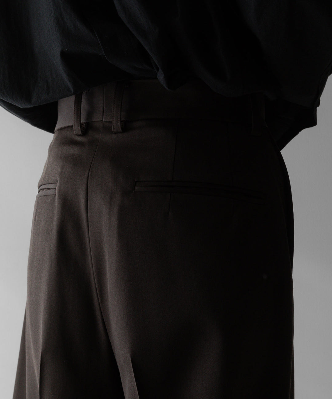 stein(シュタイン)の24SSコレクションLONG WIDE TROUSERSのMILITARY KHAKI sessionセッション福岡セレクトショップ 公式通販サイト