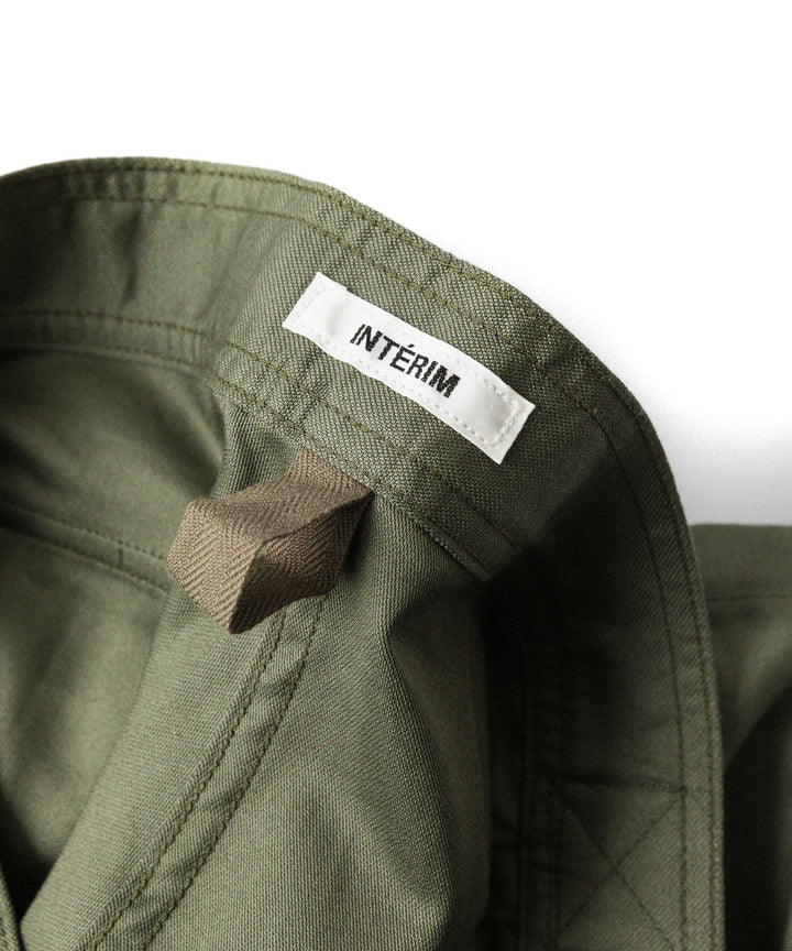 INTÉRIM インテリムGIZA BACK SATIN FRENCH AIR FORCE MECHANIC PANTSのOLIVE 公式通販サイトsession福岡セレクトショップ