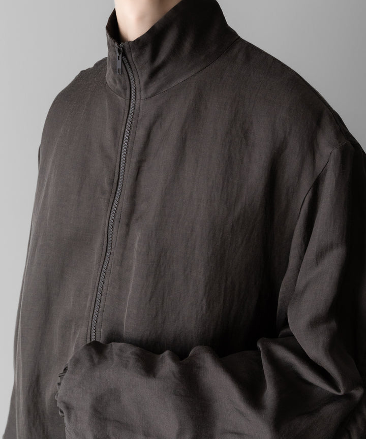 ssstein(シュタイン)のVIS/LI TWILL SHIRRED LIGHT ZIP JACKET - KHAKIの公式通販サイトsession福岡セレクトショップ