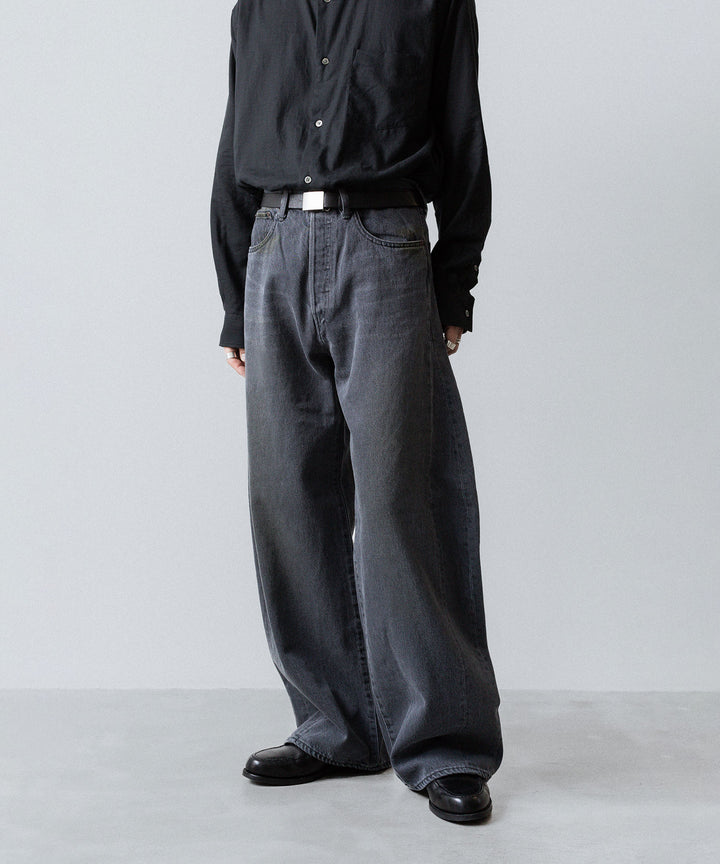 ssstein(シュタイン)のDEFORMATION WIDE DENIM JEANS - GREYの公式通販サイトsession福岡セレクトショップ