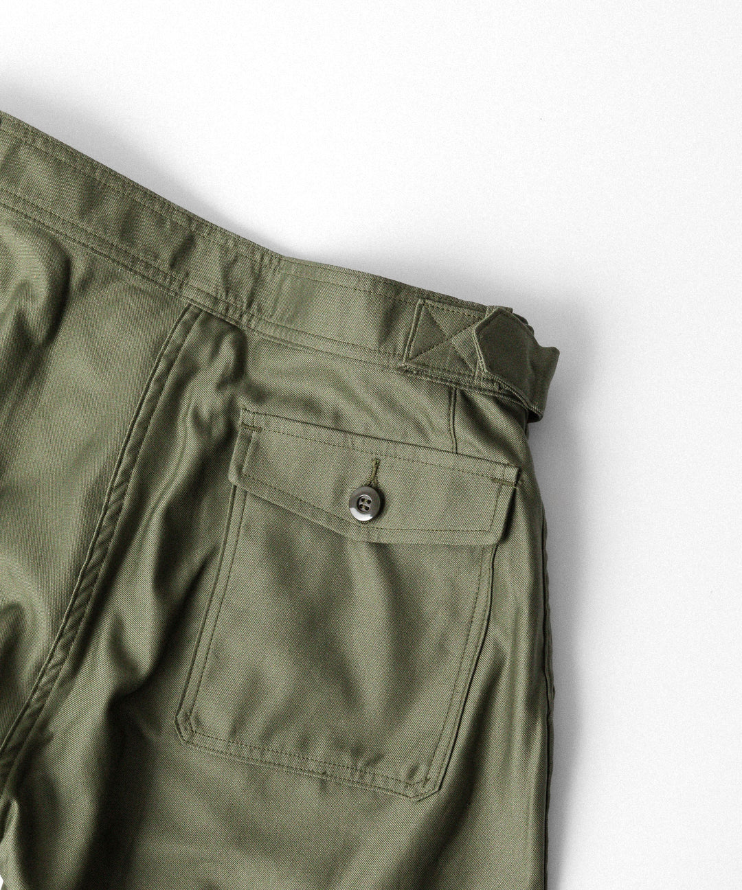 INTÉRIM インテリムGIZA BACK SATIN FRENCH AIR FORCE MECHANIC PANTSのOLIVE 公式通販サイトsession福岡セレクトショップ