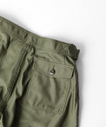 画像をギャラリービューアに読み込む, INTÉRIM インテリムGIZA BACK SATIN FRENCH AIR FORCE MECHANIC PANTSのOLIVE 公式通販サイトsession福岡セレクトショップ
