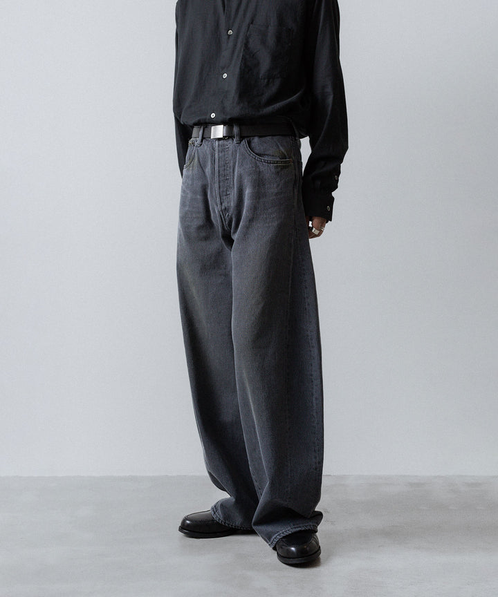 ssstein(シュタイン)のDEFORMATION WIDE DENIM JEANS - GREYの公式通販サイトsession福岡セレクトショップ