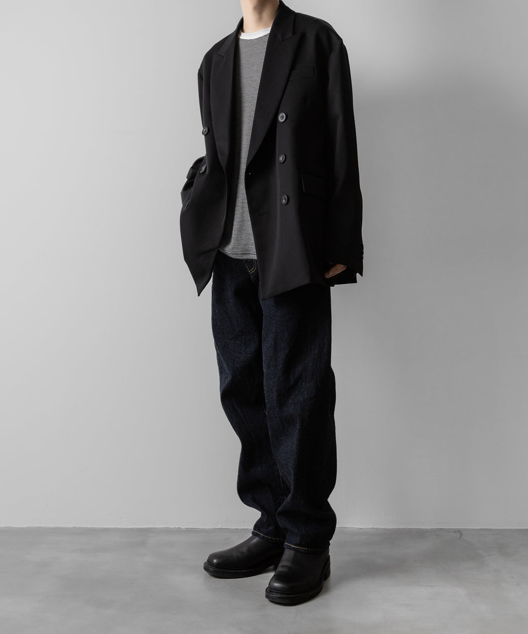 ssstein(シュタイン)の24AWコレクション STRIPED WOOL OVERSIZED LONG SLEEVE TEE - OFF 公式通販サイトsession福岡セレクトショップ