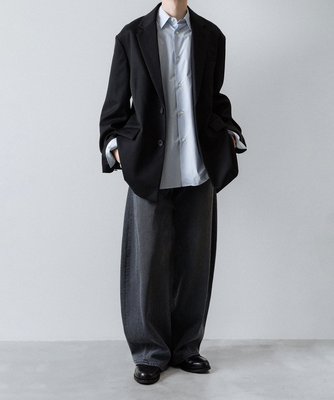 ssstein(シュタイン)のDEFORMATION WIDE DENIM JEANS - GREYの公式通販サイトsession福岡セレクトショップ