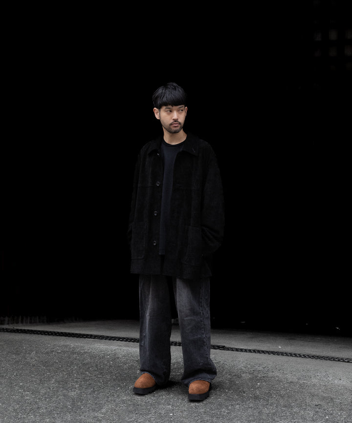 【 SINE &amp; COSINE 】HANNES / MULE VIBRAM TWEETY - SUEDE COGNAC BROWN