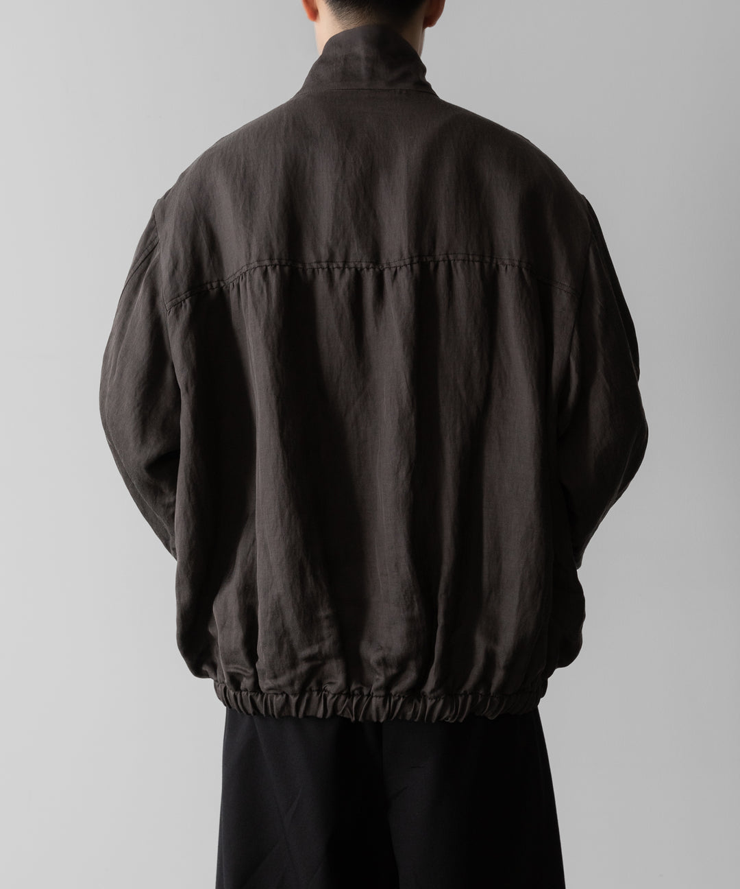 ssstein(シュタイン)のVIS/LI TWILL SHIRRED LIGHT ZIP JACKET - KHAKIの公式通販サイトsession福岡セレクトショップ