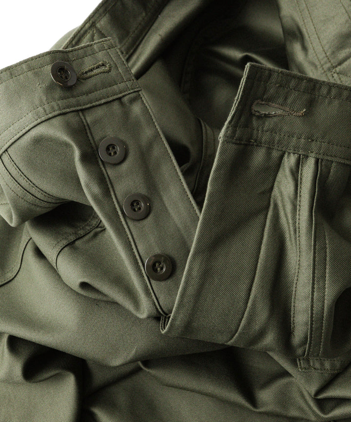 INTÉRIM インテリムGIZA BACK SATIN FRENCH AIR FORCE MECHANIC PANTSのOLIVE 公式通販サイトsession福岡セレクトショップ