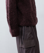 画像をギャラリービューアに読み込む, ANTHEM A アンセムエー MIX FUR MOLE KNIT CREWNECKのDARK CHERRY公式通販サイトsession福岡セレクトショップ
