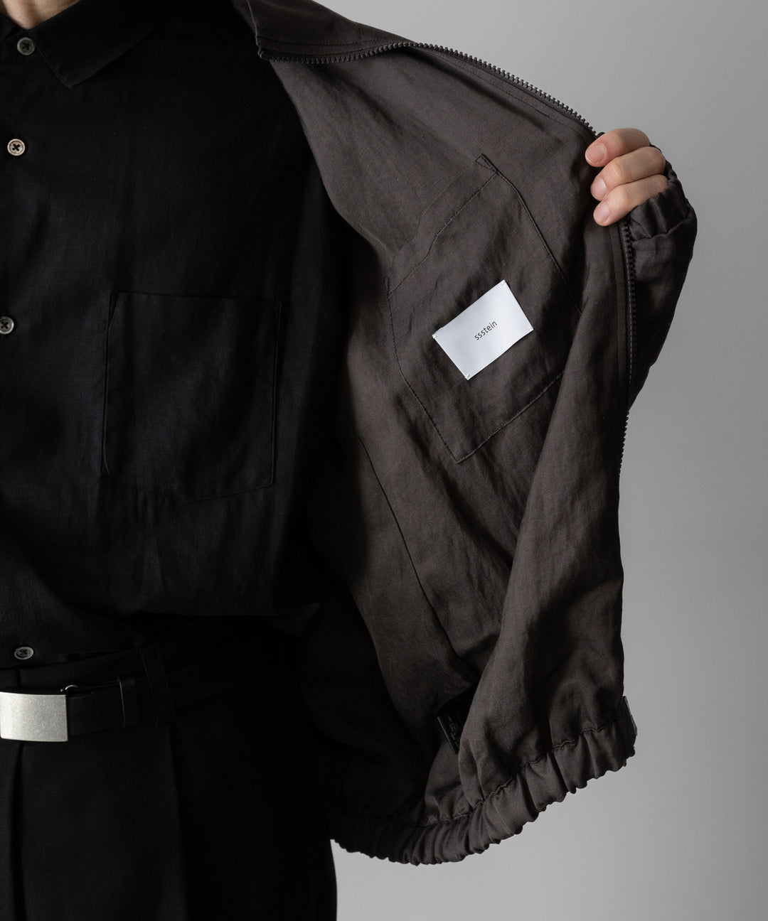 ssstein(シュタイン)のVIS/LI TWILL SHIRRED LIGHT ZIP JACKET - KHAKIの公式通販サイトsession福岡セレクトショップ