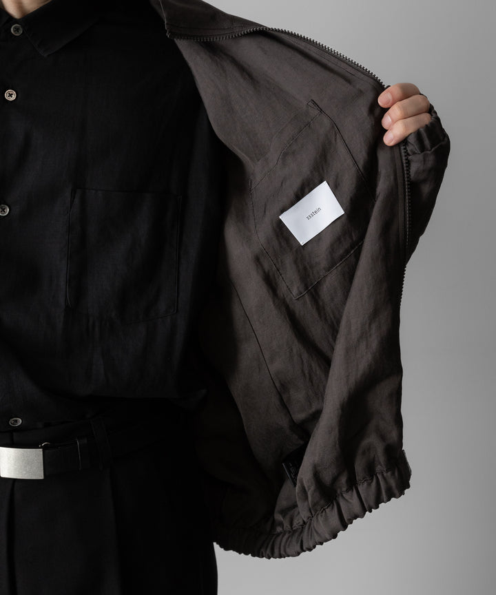ssstein(シュタイン)のVIS/LI TWILL SHIRRED LIGHT ZIP JACKET - KHAKIの公式通販サイトsession福岡セレクトショップ
