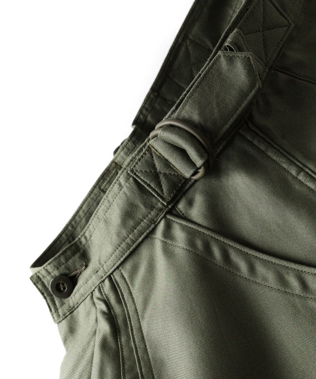 INTÉRIM インテリムGIZA BACK SATIN FRENCH AIR FORCE MECHANIC PANTSのOLIVE 公式通販サイトsession福岡セレクトショップ