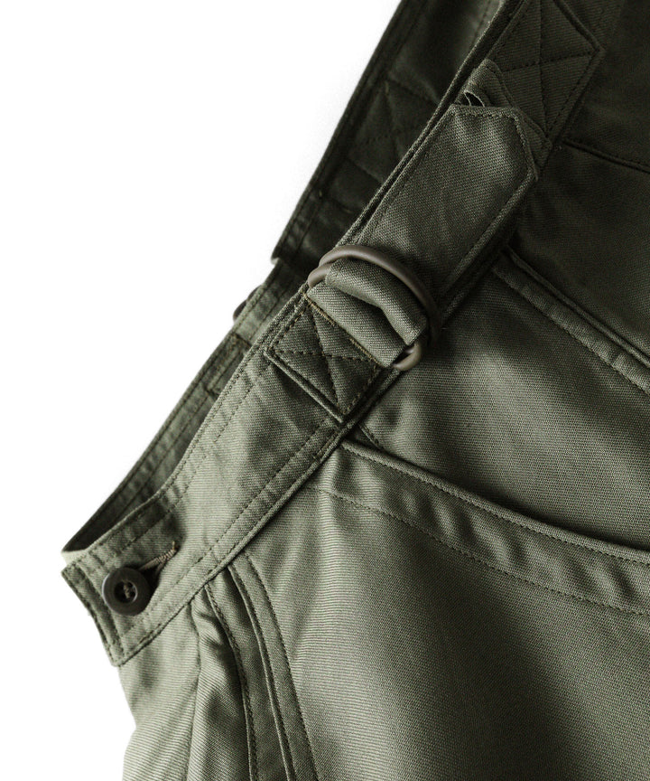INTÉRIM インテリムGIZA BACK SATIN FRENCH AIR FORCE MECHANIC PANTSのOLIVE 公式通販サイトsession福岡セレクトショップ