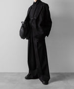 画像をギャラリービューアに読み込む, ssstein(シュタイン)のOVERSIZED LAYERED COMBINATION JACKET - BLACKの公式通販サイトsession福岡セレクトショップ
