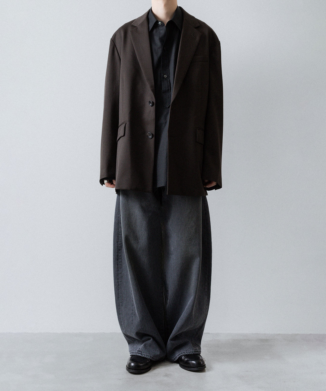 ssstein(シュタイン)のDEFORMATION WIDE DENIM JEANS - GREYの公式通販サイトsession福岡セレクトショップ