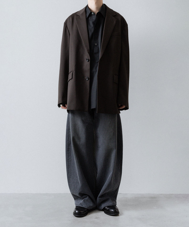 ssstein(シュタイン)のDEFORMATION WIDE DENIM JEANS - GREYの公式通販サイトsession福岡セレクトショップ