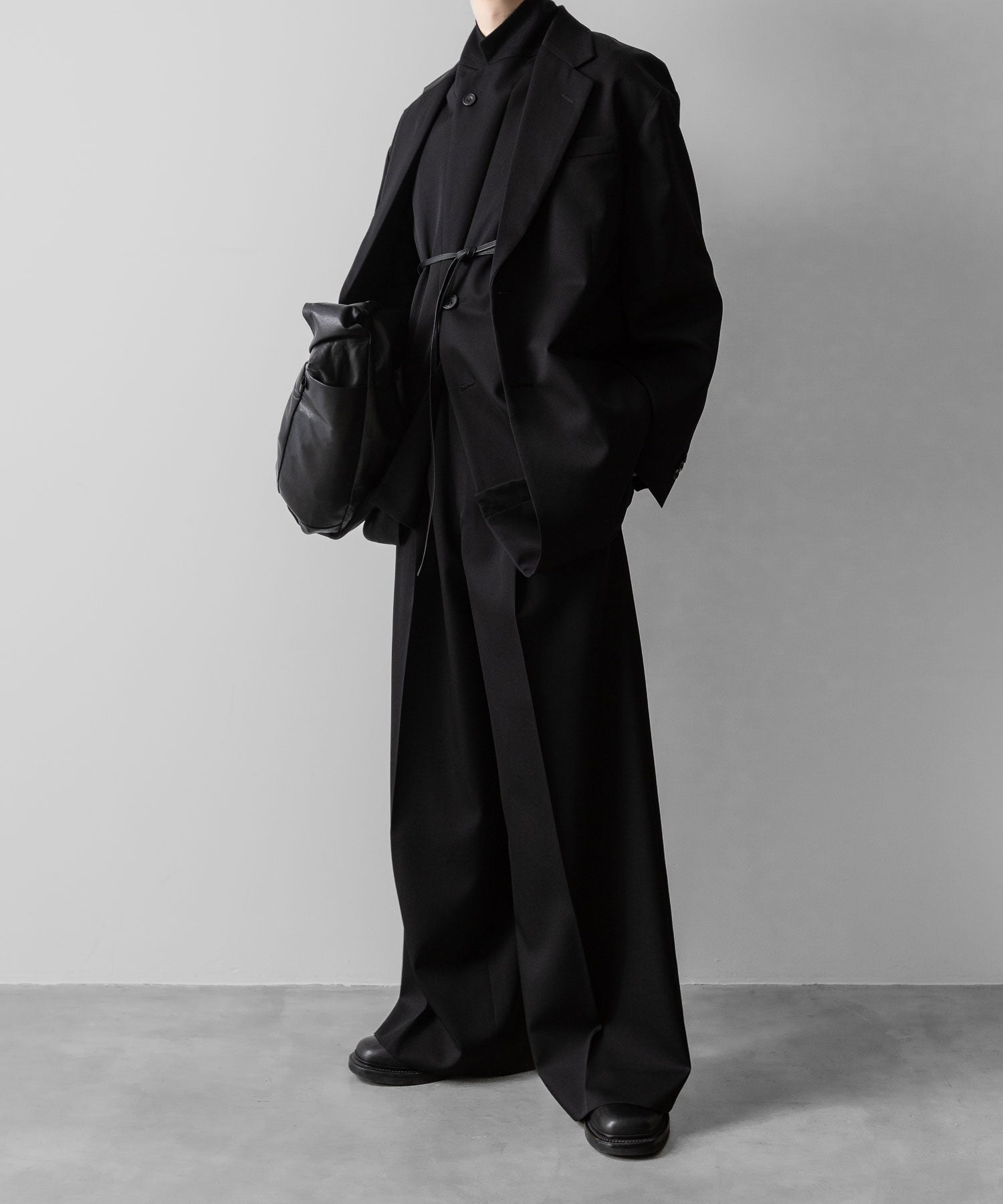 ssstein(シュタイン)のOVERSIZED LAYERED COMBINATION JACKET - BLACKの公式通販サイトsession福岡セレクトショップ