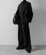 画像をギャラリービューアに読み込む, ssstein(シュタイン)のOVERSIZED LAYERED COMBINATION JACKET - BLACKの公式通販サイトsession福岡セレクトショップ
