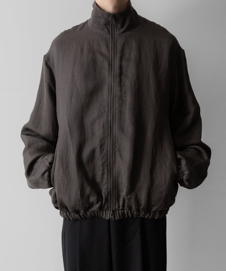 ssstein(シュタイン)のVIS/LI TWILL SHIRRED LIGHT ZIP JACKET - KHAKIの公式通販サイトsession福岡セレクトショップ
