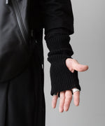 画像をギャラリービューアに読み込む, SUBLATIONS サブレーションズのRAM WOOL RIB GLOVES - BLACKの公式通販サイトsession福岡セレクトショップ
