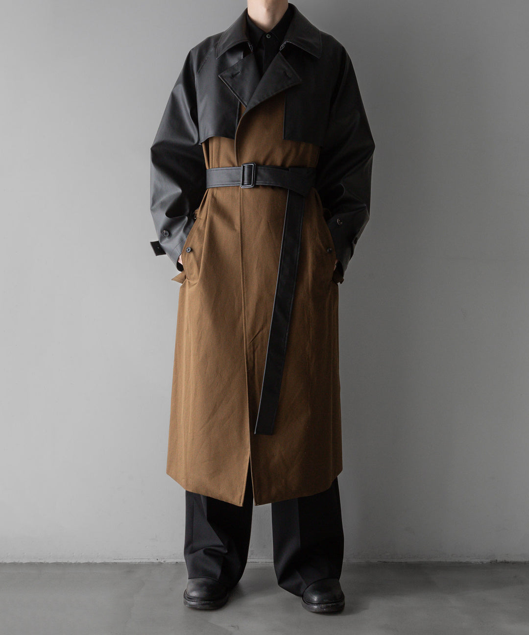 【stein】シュタイン24ss CONTRAST SINGLE BREASTED WIDE LAPELS COAT - CAMEL sessionセッション福岡セレクトショップ 公式通販サイト