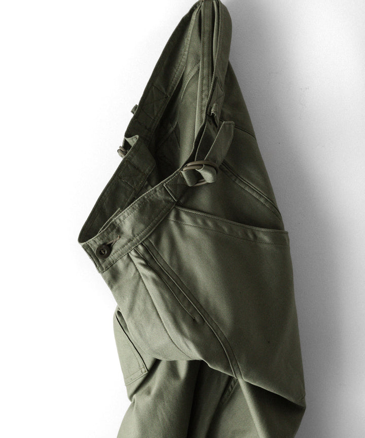 INTÉRIM インテリムGIZA BACK SATIN FRENCH AIR FORCE MECHANIC PANTSのOLIVE 公式通販サイトsession福岡セレクトショップ