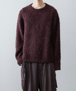 画像をギャラリービューアに読み込む, ANTHEM A アンセムエー MIX FUR MOLE KNIT CREWNECKのDARK CHERRY公式通販サイトsession福岡セレクトショップ
