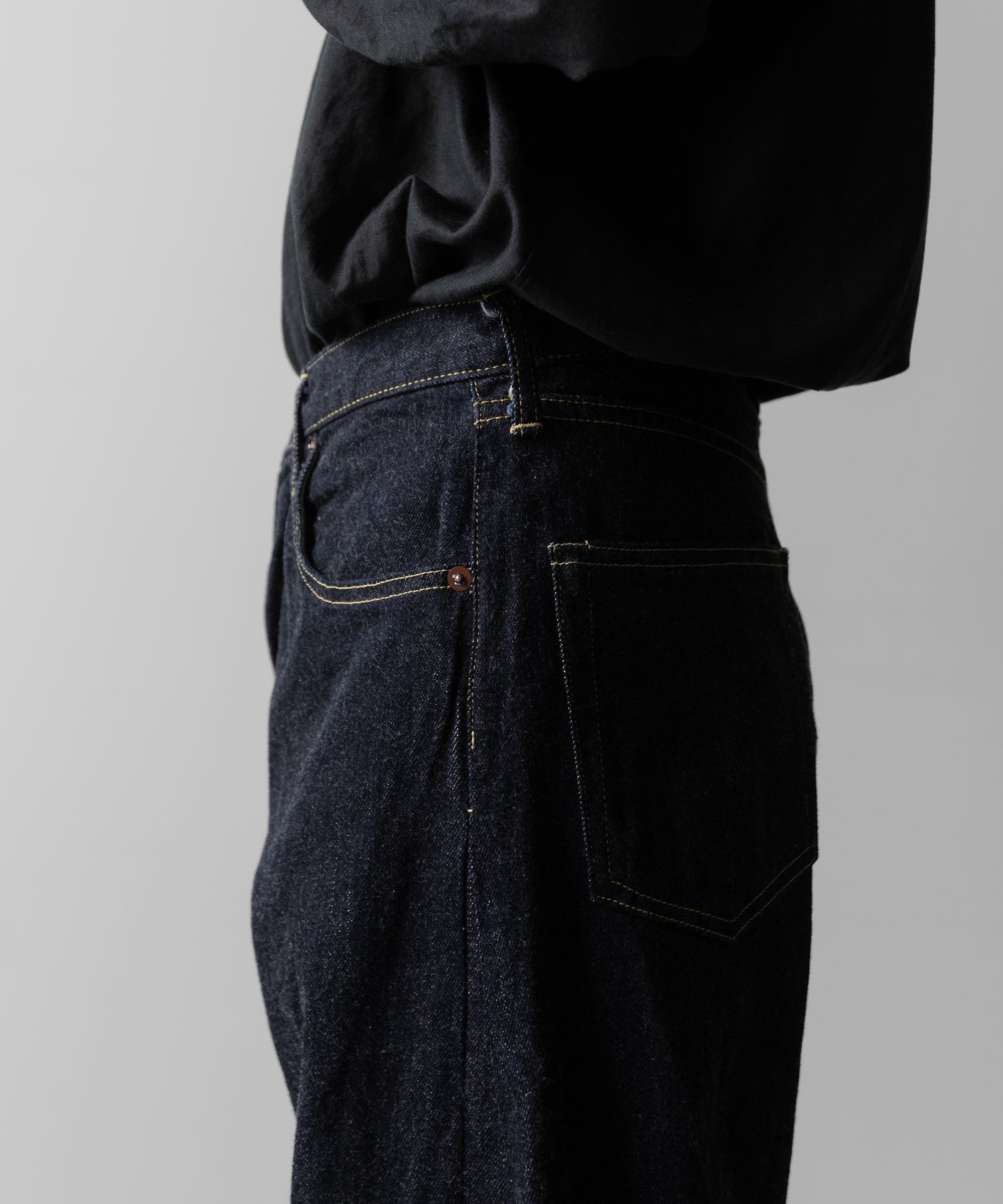 ssstein(シュタイン)のDEFORMATION WIDE ECO DENIM JEANS - INDIGO(ONE WASH)の公式通販サイトsession福岡セレクトショップ