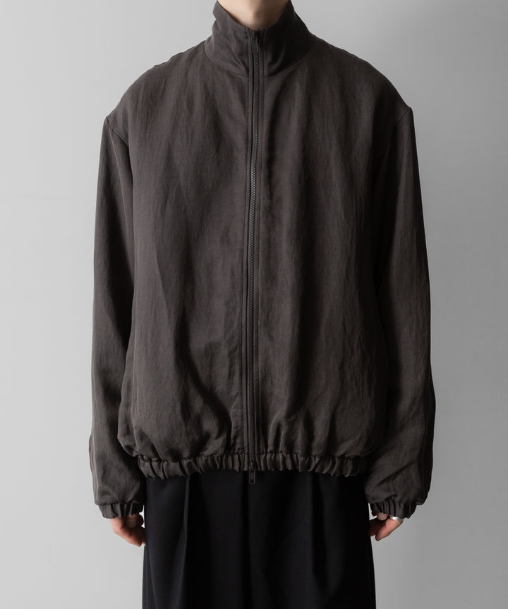 ssstein(シュタイン)のVIS/LI TWILL SHIRRED LIGHT ZIP JACKET - KHAKIの公式通販サイトsession福岡セレクトショップ