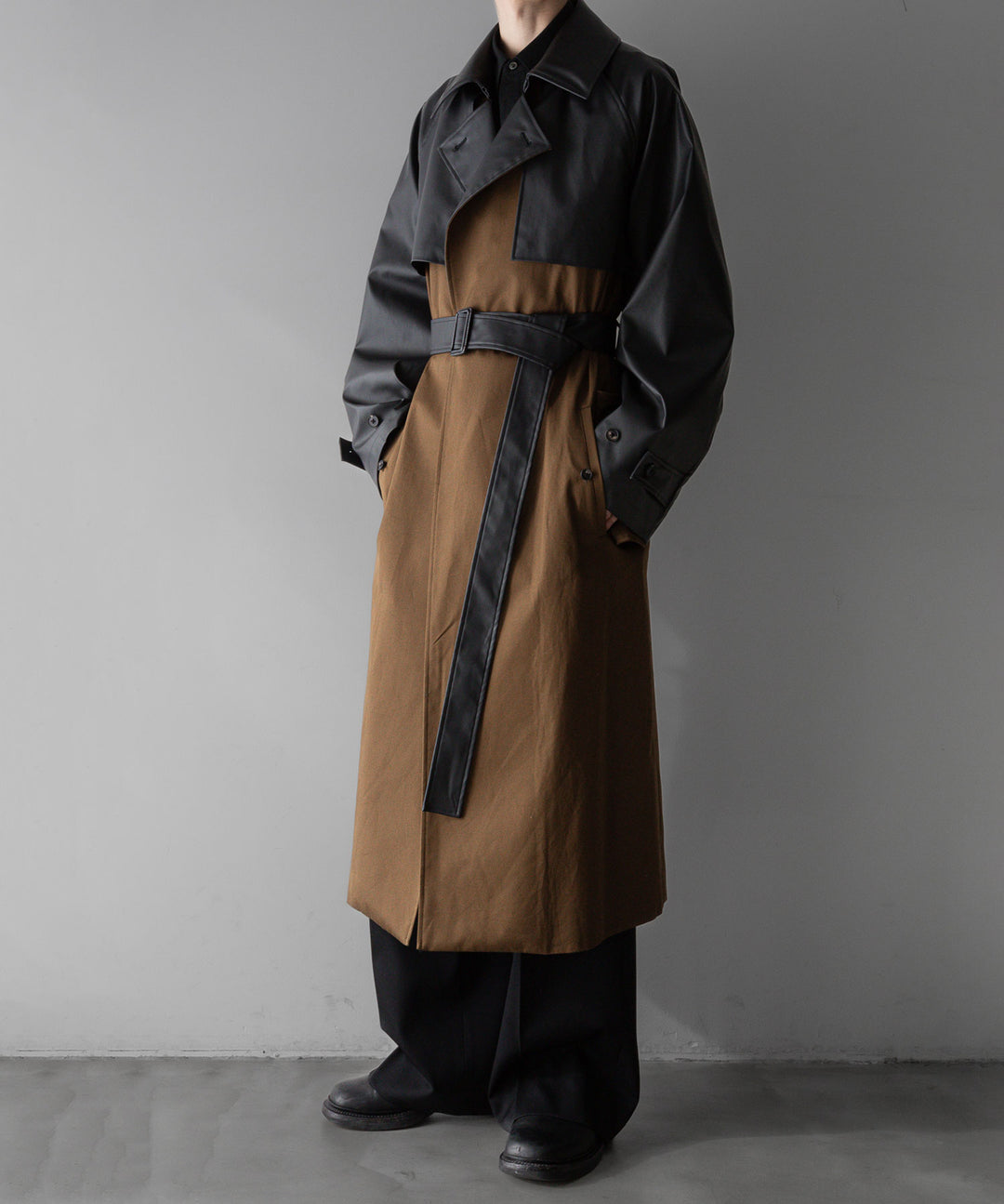 【stein】シュタイン24ss CONTRAST SINGLE BREASTED WIDE LAPELS COAT - CAMEL sessionセッション福岡セレクトショップ 公式通販サイト