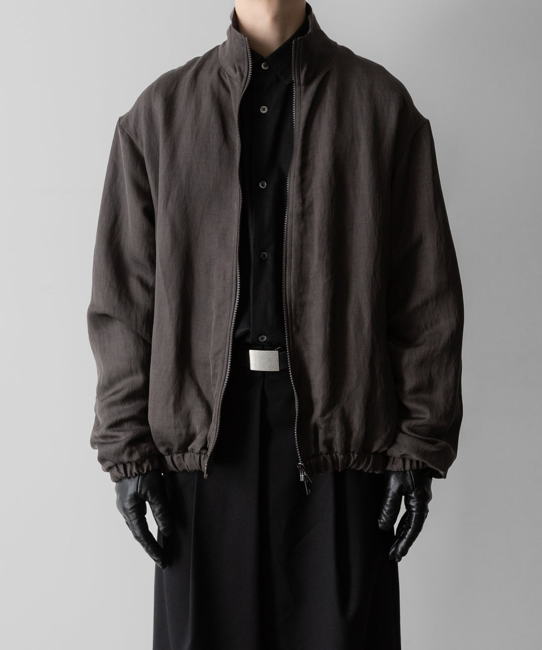 ssstein(シュタイン)のVIS/LI TWILL SHIRRED LIGHT ZIP JACKET - KHAKIの公式通販サイトsession福岡セレクトショップ