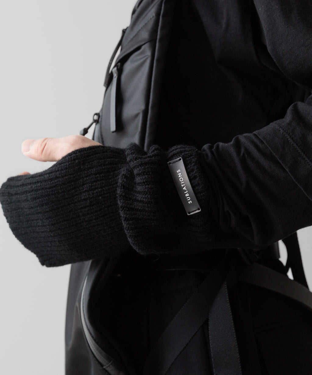 SUBLATIONS サブレーションズのRAM WOOL RIB GLOVES - BLACKの公式通販サイトsession福岡セレクトショップ