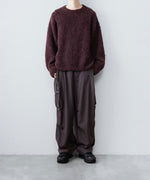 画像をギャラリービューアに読み込む, ANTHEM A アンセムエー MIX FUR MOLE KNIT CREWNECKのDARK CHERRY公式通販サイトsession福岡セレクトショップ
