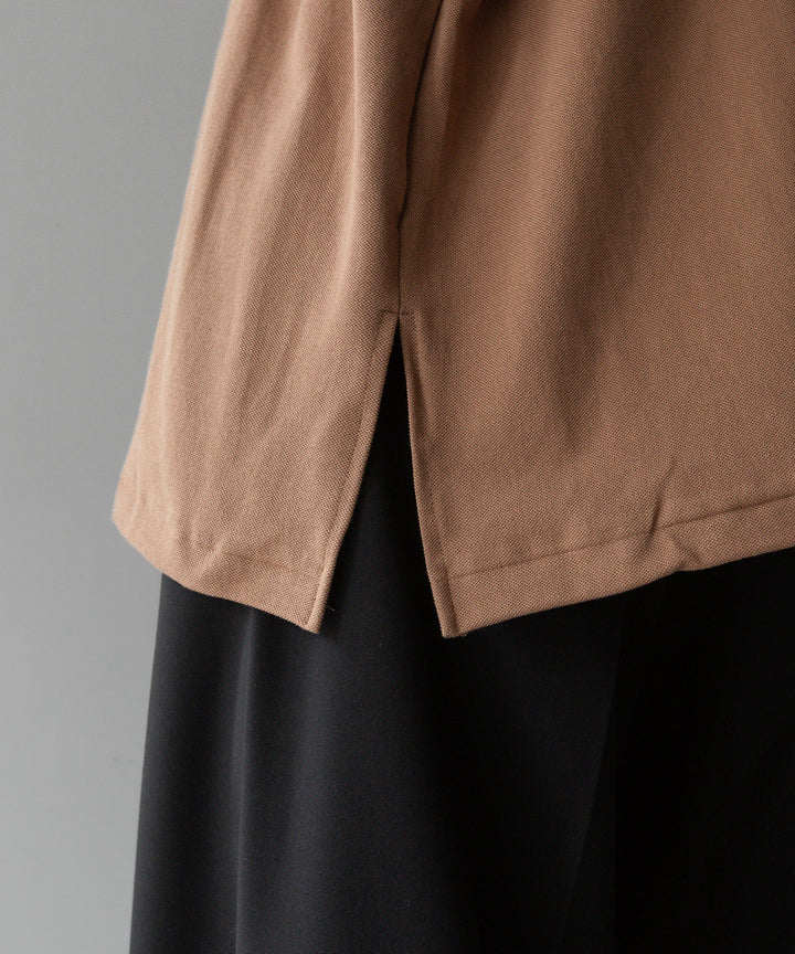INTÉRIM - インテリムのHYPER BIG TANGIS PIQUE POLO SHIRTのBROWN公式通販サイトsession福岡セレクトショップ