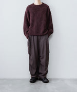 画像をギャラリービューアに読み込む, ANTHEM A アンセムエー MIX FUR MOLE KNIT CREWNECKのDARK CHERRY公式通販サイトsession福岡セレクトショップ
