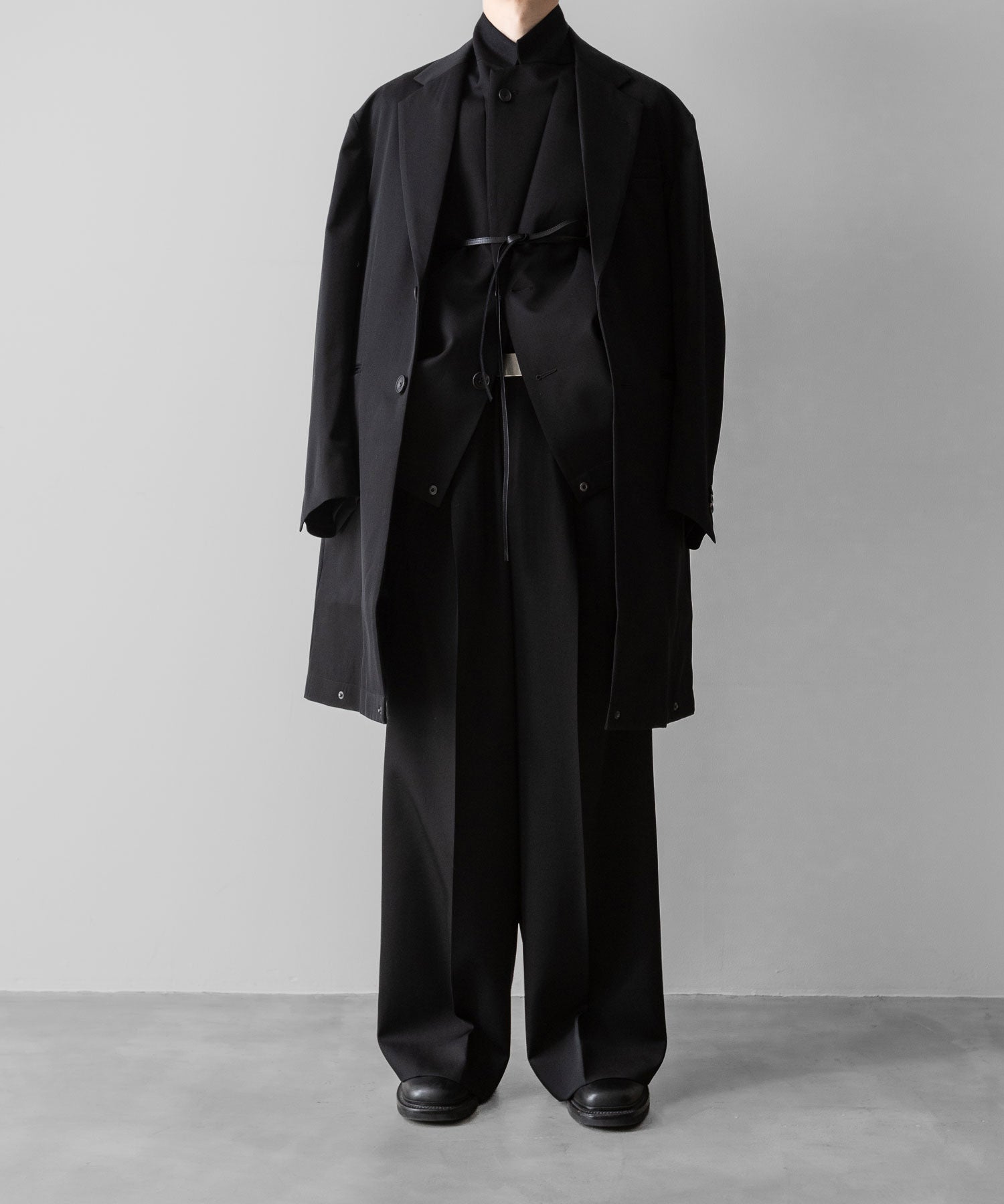 ssstein(シュタイン)のOVERSIZED LAYERED COMBINATION JACKET - BLACKの公式通販サイトsession福岡セレクトショップ