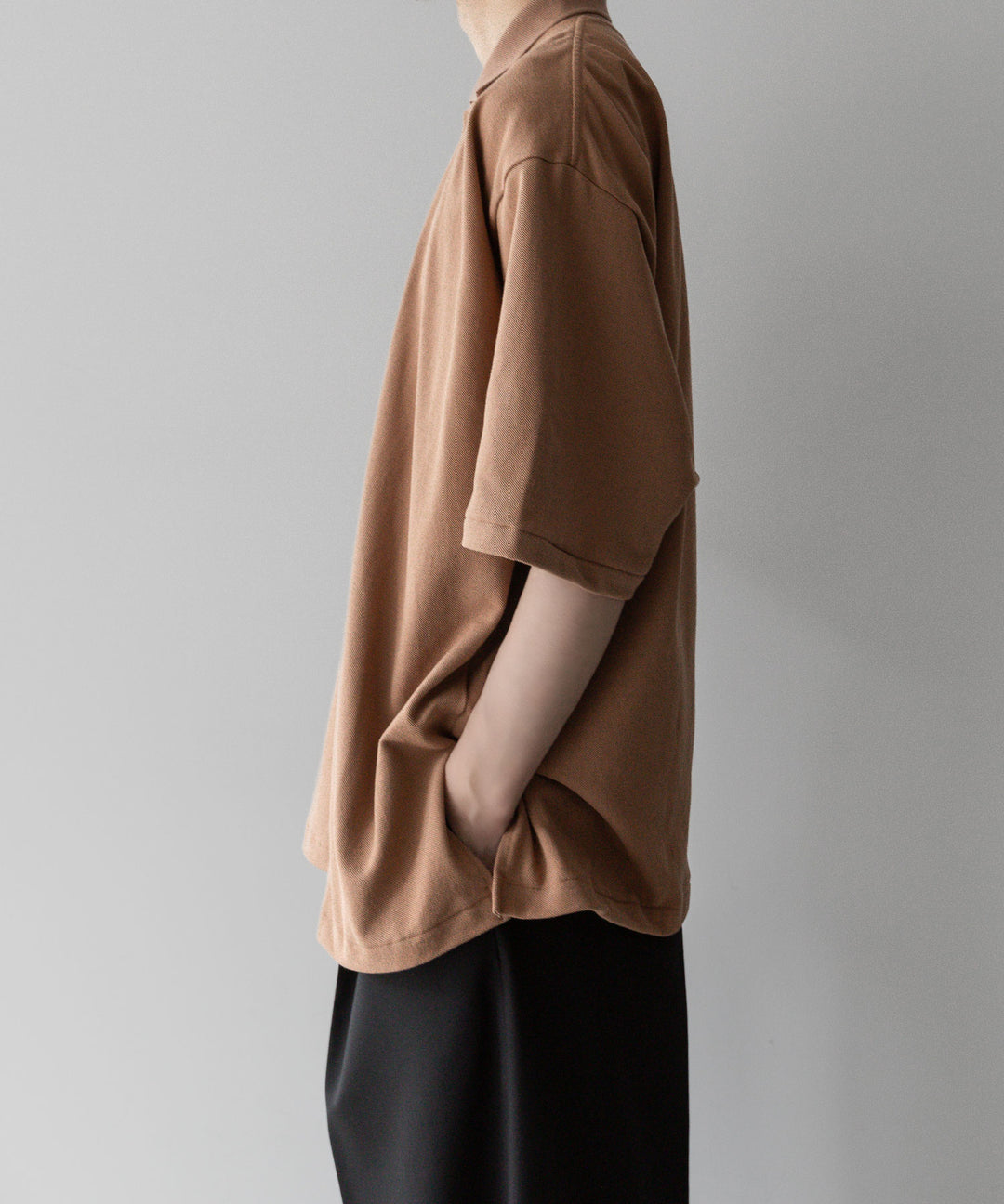 INTÉRIM - インテリムのHYPER BIG TANGIS PIQUE POLO SHIRTのBROWN公式通販サイトsession福岡セレクトショップ