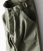 画像をギャラリービューアに読み込む, INTÉRIM インテリムGIZA BACK SATIN FRENCH AIR FORCE MECHANIC PANTSのOLIVE 公式通販サイトsession福岡セレクトショップ
