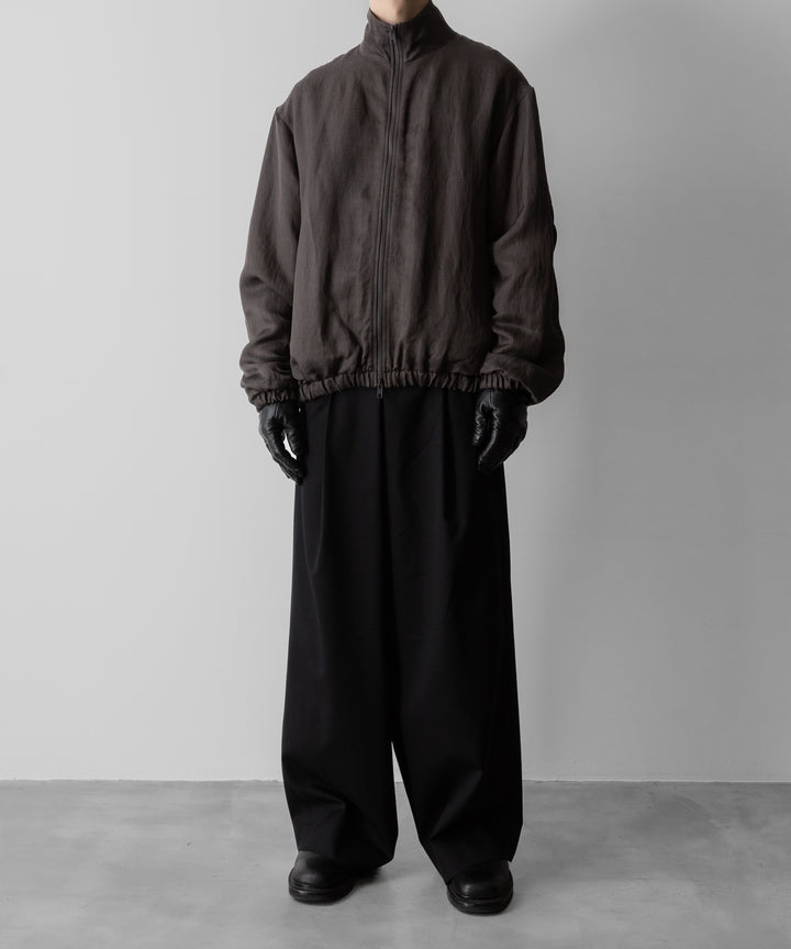 ssstein(シュタイン)のVIS/LI TWILL SHIRRED LIGHT ZIP JACKET - KHAKIの公式通販サイトsession福岡セレクトショップ