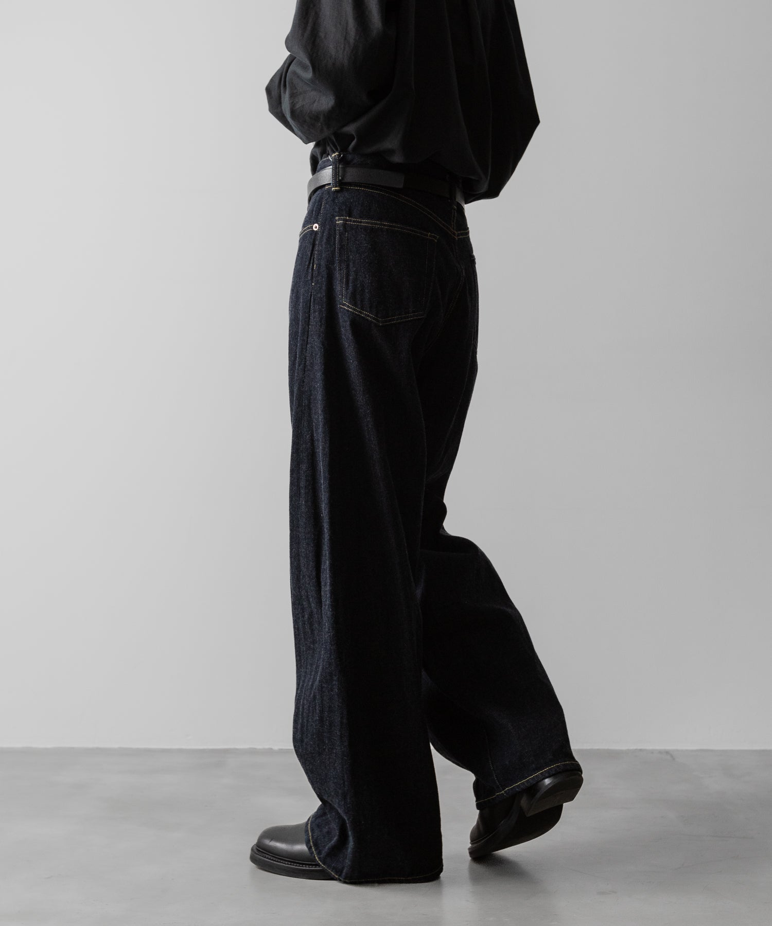 ssstein(シュタイン)のDEFORMATION WIDE ECO DENIM JEANS - INDIGO(ONE WASH)の公式通販サイトsession福岡セレクトショップ