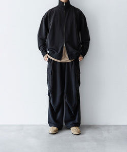 KANEMASA PHIL.】28G CUPRO ZIP SWEAT - BLACK | 公式通販サイト