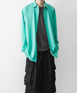 KANEMASA PHIL.】46G MODEST SHIRT - TURQUOISE | 公式通販サイト