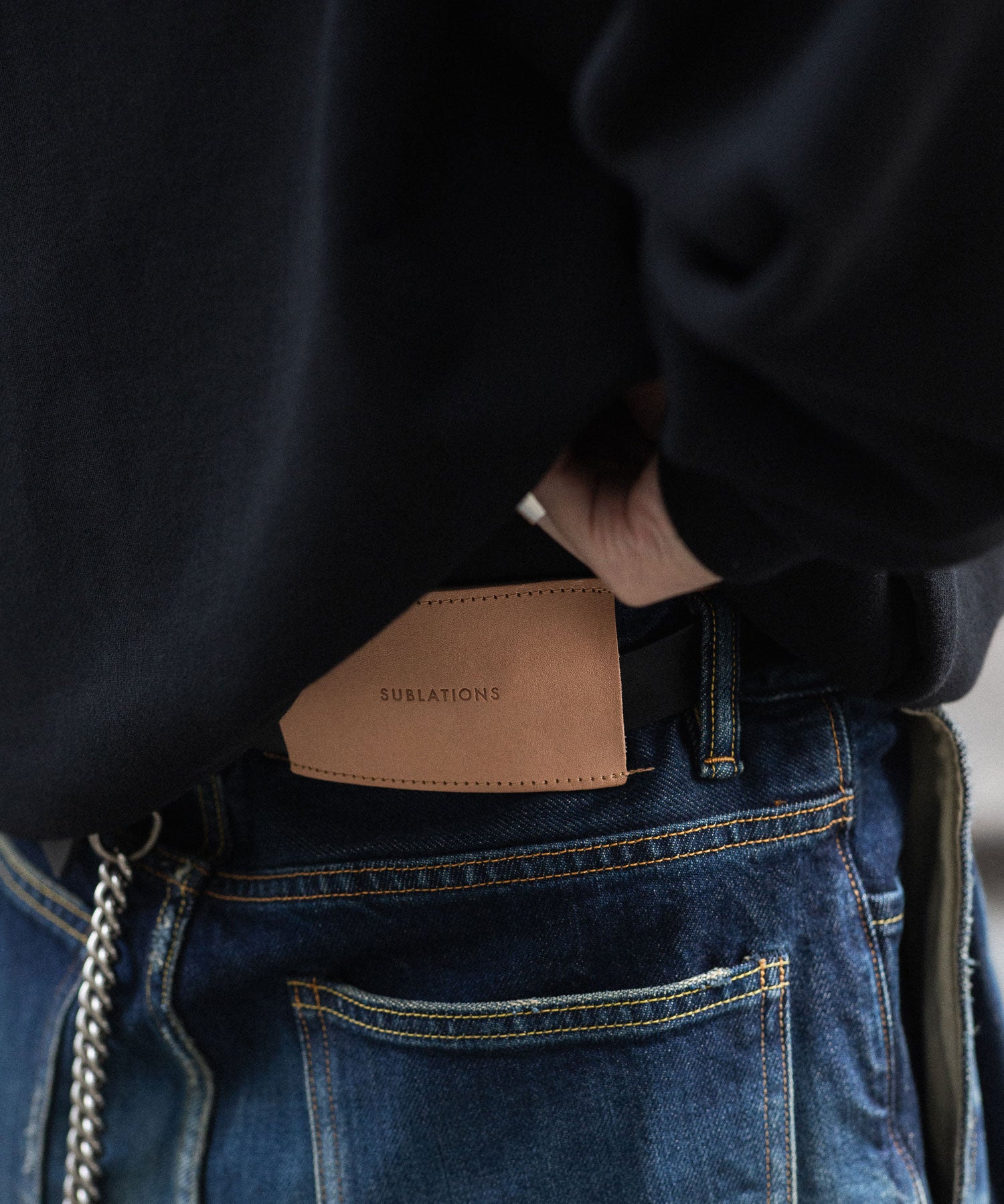 SUBLATIONS サブレーションズの2TUCK WIDE DENIM PANTS "ENTASIS MK-Ⅱ"のUSED INDIGO 公式通販サイトsession福岡セレクトショップ