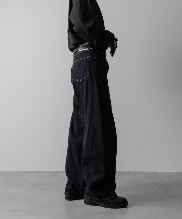 ssstein(シュタイン)のDEFORMATION WIDE ECO DENIM JEANS - INDIGO(ONE WASH)の公式通販サイトsession福岡セレクトショップ